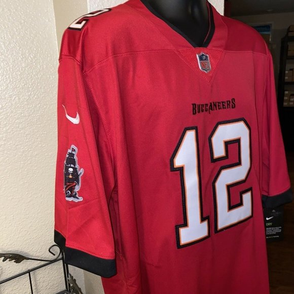 Tampa Bay Buccaneers Tom Brady Authentic Nike Vapor On Field Red Jersey L NWT - Picture 1 of 10